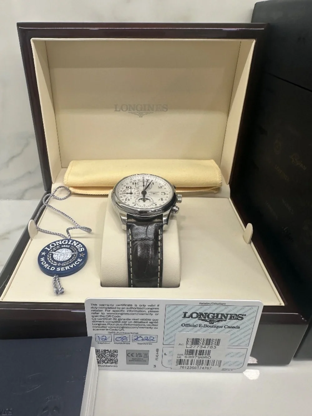LONGINES Master Collection Chronograph Moonphase Watch - Picture 3 of 5